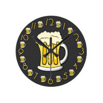 Beer Thirty Clock at Zazzle