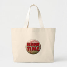 beer time canvas bag