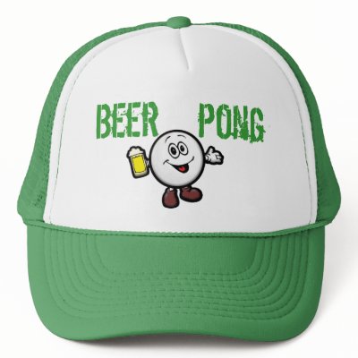 beerpong, Beer, pong Trucker Hat by kaseysquared