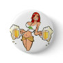 BeerRedhead Pinback Button
