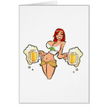 BeerRedhead Greeting Card