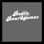 A perfect wall poster for gamers who want a motivational poster showing off two of their past times. Beers and boardgames! beers and boardgames print