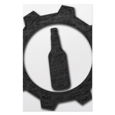 Beers black stationery design by PillBilly
