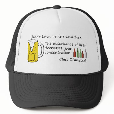 Beer's Law Hat by couger71