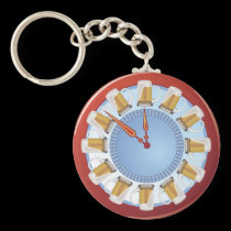 BEERS O' Clock keychains