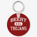Beery - Trojans - Middle School - Columbus Ohio keychains by customteamsportswear Beery - Trojans - Middle School - Columbus Ohio keychains