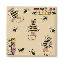 Bees and Bumble Bears OH MY! magnets