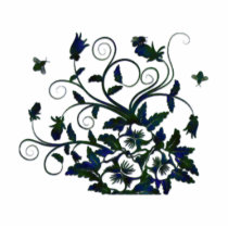 Bees and Butterflies Floral Design Photo Cut Outs