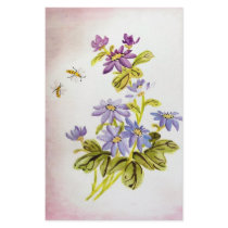 Bees and Flowers stationery