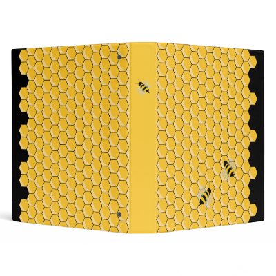 Bees And Honeycomb binder by BluePlanet