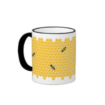 Bees And Honeycomb mug