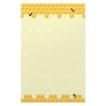Bees And Honeycomb stationery