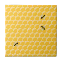 Bees and Honeycomb - tile