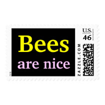 Bees are nice postage by Wookiepooky Bees are nice postage