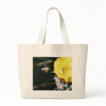 Bees Cactus Flowers Canvas Bags