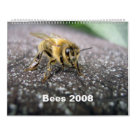 twopage_calendar - Calendar with macro photographs of bees twopage_calendar - Calendar with macro photographs of bees