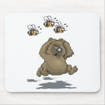 bees chasing bear mouse mats