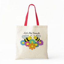 Bees & Flowers Canvas Bags