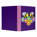 Bees & Flowers 3 Ring Binders