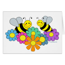 Bees & Flowers cards