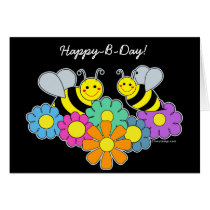 Bees & Flowers cards