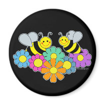 Bees & Flowers magnets