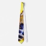 Bees Flowers Pollen Neck Ties