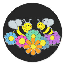 Bees & Flowers stickers