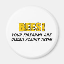 Bees Fridge Magnet