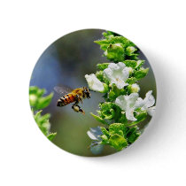 Bees Fying Flight Wings buttons by lifesphere Bees Fying Flight Wings buttons