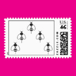 Bees in Formation Stamp