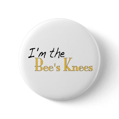 Bee'S Knees Button by worldsfair