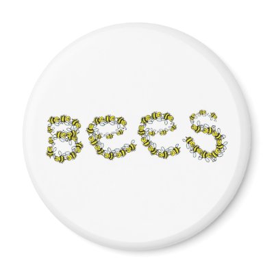 Bees Refrigerator Magnet by prawny
