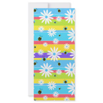 bees n daisies rack cards by dooni_notebooks bees n daisies rack cards