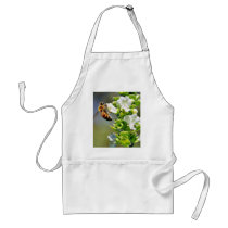 Bees Pollenating Basil aprons by lifesphere Bees Pollenating Basil aprons