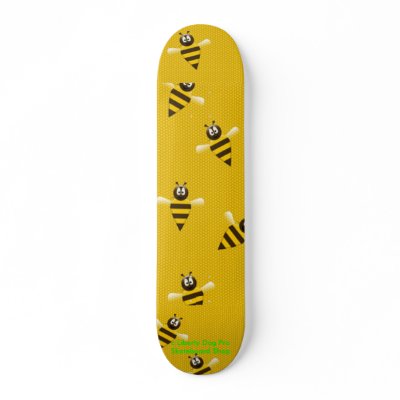 BEES PROFESSIONAL COMPETITION SKATEBOARD by libertydogmerch