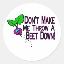 Beet Down Sticker