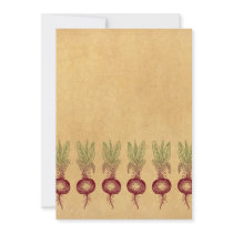 Beet Invitation Blank by oph3lia Beet Invitation Blank