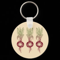Beet keychains