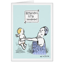 Beethoven Baby PlainFolk Greetings cards