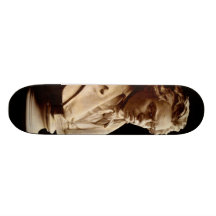 Beethoven bust statue skate boards