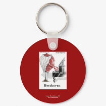 Beethoven Cartoon On Quality Framed Key Chain keychains
