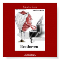 Beethoven Cartoon On Quality Framed Poster posters
