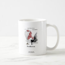 Beethoven Cartoon On Quality Funny Coffee Mug
