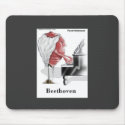 Beethoven Cartoon On Quality Funny Mouse Pad mousepads by beardiethor123 Beethoven Cartoon On Quality Funny Mouse Pad mousepads