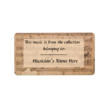 Beethoven Hammerklavier Sonata Manuscript Label