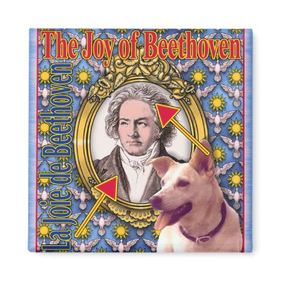 BEETHOVEN REFRIGERATOR MAGNET by zoespeak