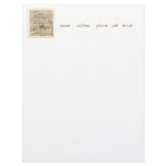 Beethoven Manuscript letterhead