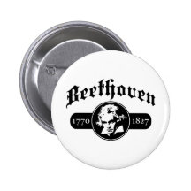 Beethoven Pinback Buttons