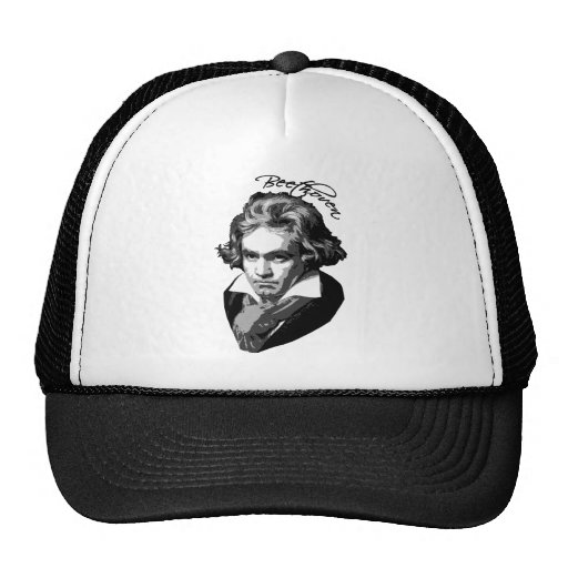 Beethoven Portrait on T shirts, Mugs, Gifts Hat